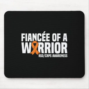 Fiancee Of A Warrior Orange Ribbon Rsdcrps Awarene Mouse Mat