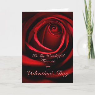 Fiancee Valentine's Day card