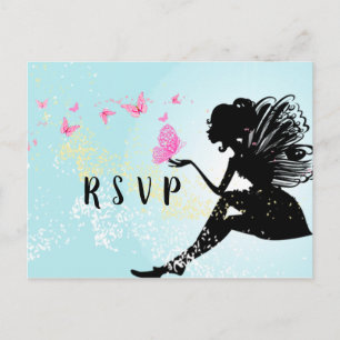 fiary women birthday Postcard RSVP