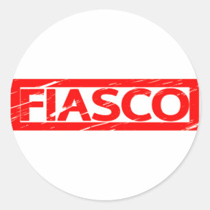 Fiasco Stamp Classic Round Sticker