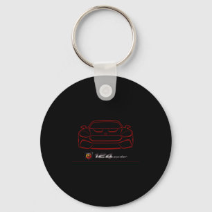 Fiat 124 Abarth Sder70 T Shirt  Key Ring