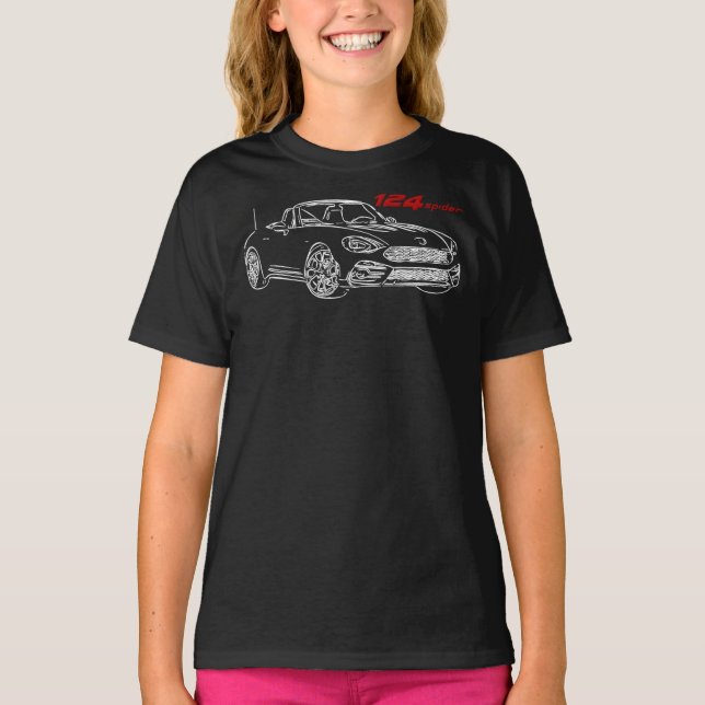 Fiat 124 Spider Classic T-Shirt (Front)