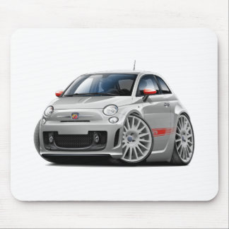 Fiat 500 Abarth Grey Car Mouse Mat