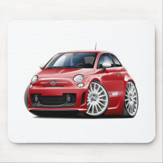 Fiat 500 Abarth Red Car Mouse Mat