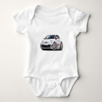 Fiat 500 Abarth White Car