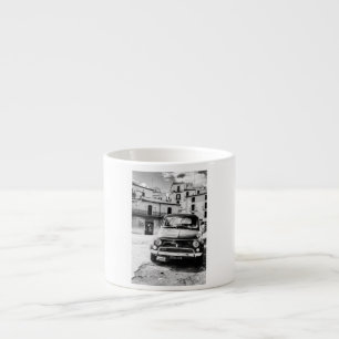 Fiat 500, cinquecento in Italy, classic car gift Espresso Cup