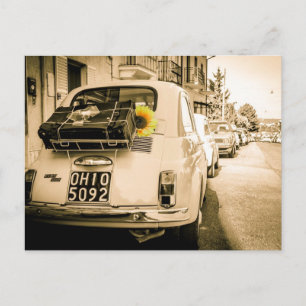 Fiat 500, Cinquecento in Italy Postcard