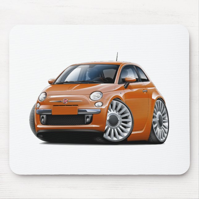 Fiat 500 Copper Car Mouse Mat (Front)