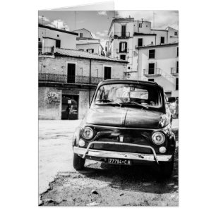 Fiat 500 in Italy retro travel gifts