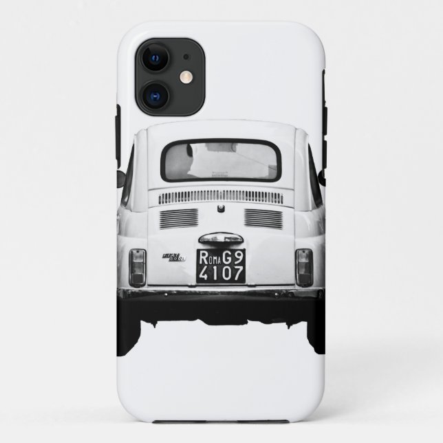 Fiat 500 in Rome, Italy. Case-Mate iPhone Case (Back)