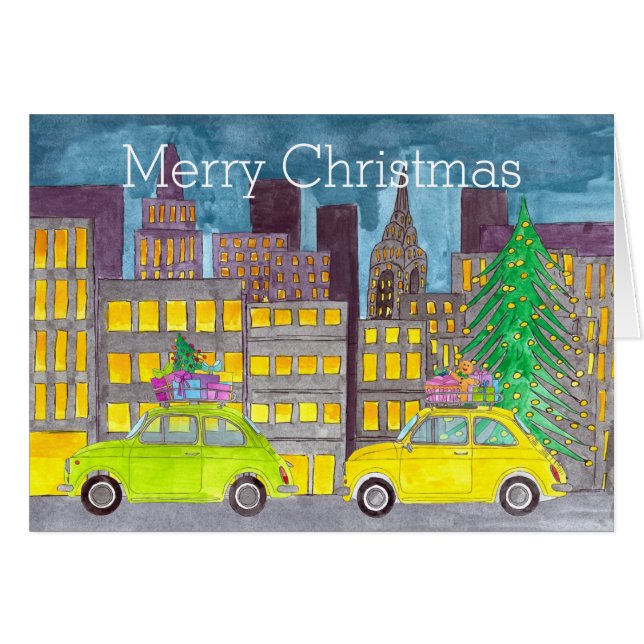 Fiat 500 in the City Customisable  (Front Horizontal)