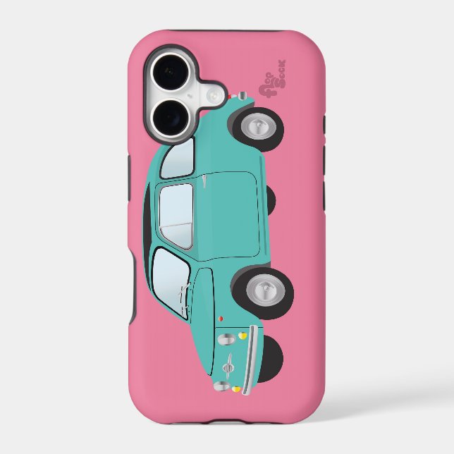 Fiat 500 iphone case (Back)