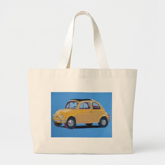 Fiat 500 large tote bag (Front)