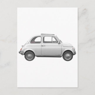 Fiat 500 postcard