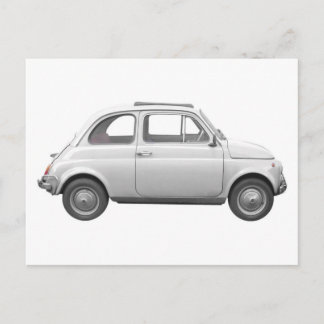 Fiat 500 postcard