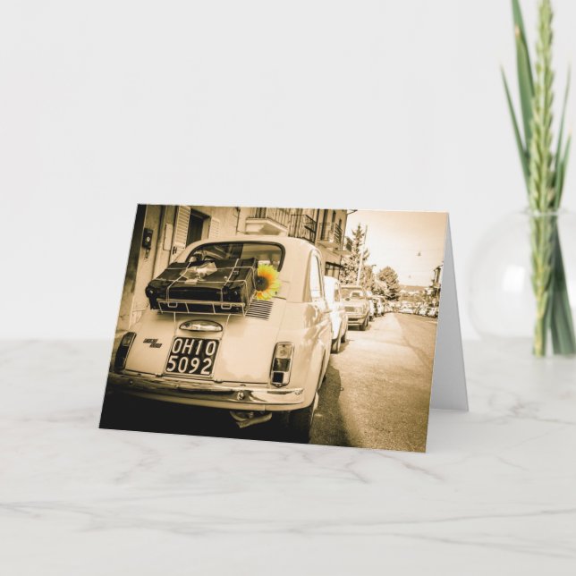 Fiat 500 Rome Card (Front)