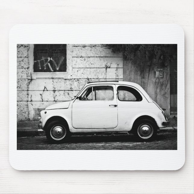 Fiat 500 Rome Mouse Mat (Front)