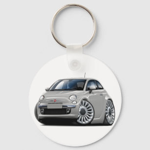 3dcrafter Keyring for Fiat 500 car accessories merchandise for