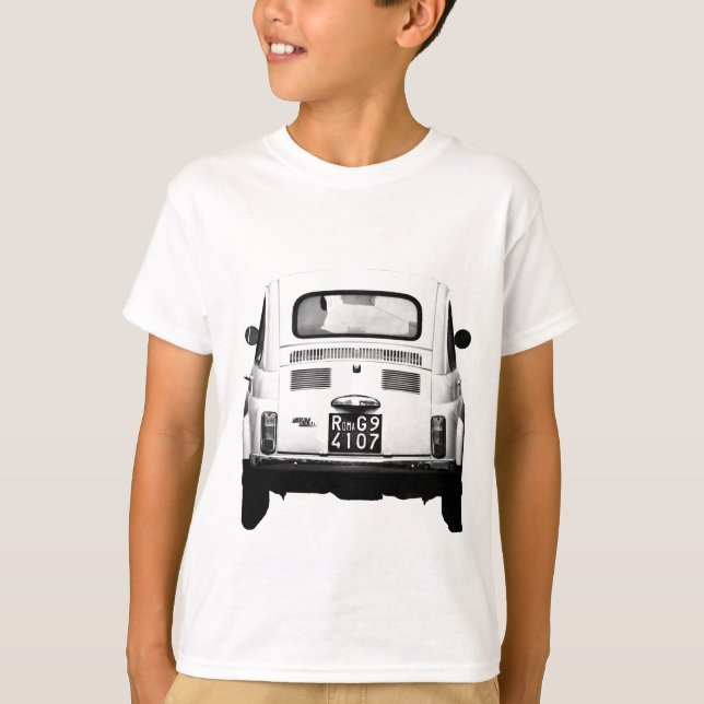 Fiat 500 Vintage clothing T-Shirt (Front)