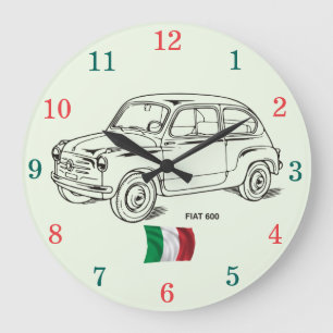 Fiat 600 Wall Clock