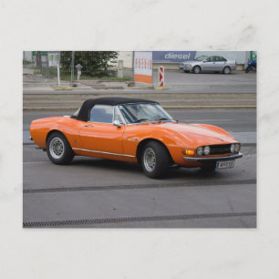 Fiat Dino Spider Postcard