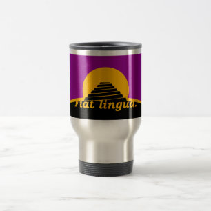 Fiat Lingua on Flag Travel Mug