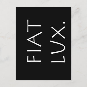 Fiat Lux Postcard