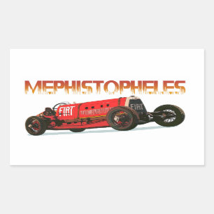 Fiat Mephistopheles Rectangular Sticker