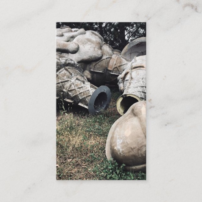 fiberglass graveyard ice cream cones business card (Front)