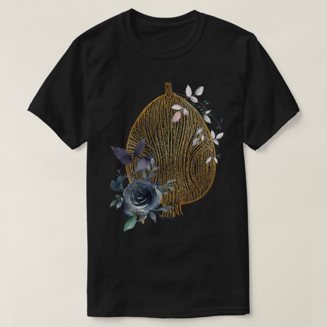 Fibers Of The Human Bladder Floral Print T-Shirt (Design Front)