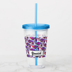 Fibonacci 'Fish' by Kenneth Yoncich Acrylic Tumbler