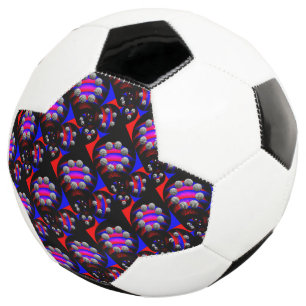 Fibonacci 'Fish Chequered Black' by Kenneth Yoncic Football