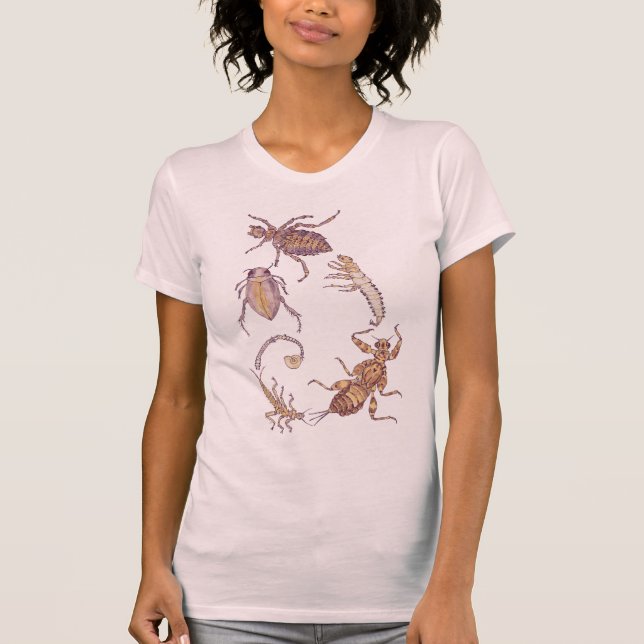 Fibonacci fresh water bugs T-Shirt (Front)