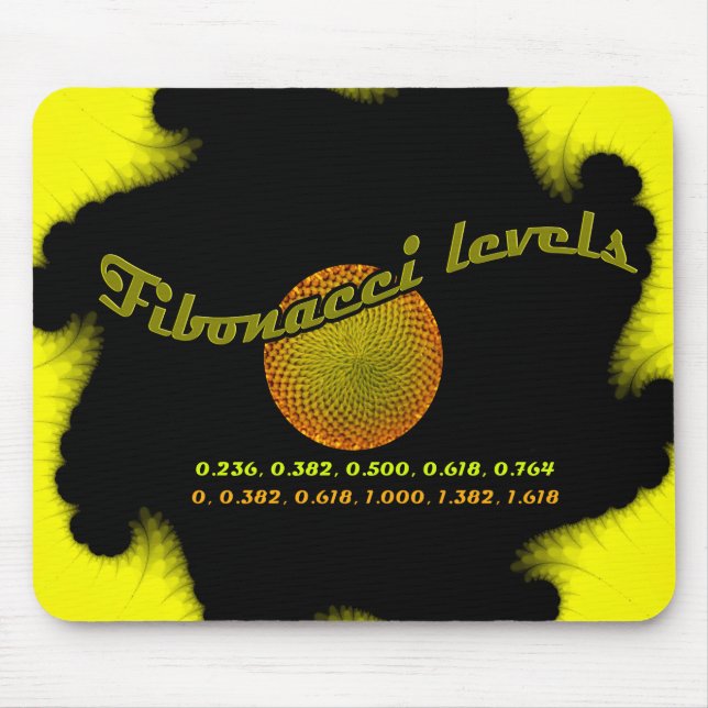 Fibonacci numbers for trader mouse mat (Front)