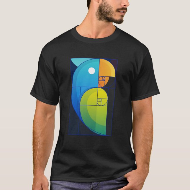 Fibonacci parrot 1 T-Shirt (Front)