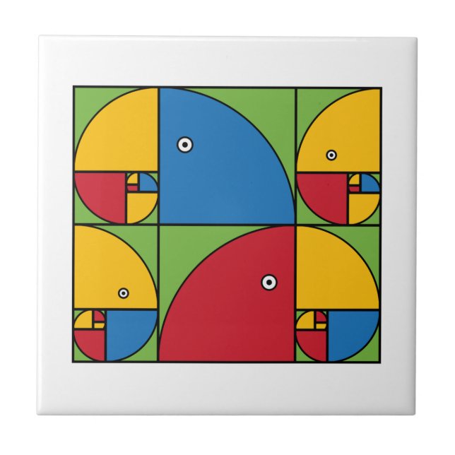 Fibonacci Parrots Tile (Front)