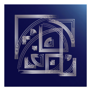 Fibonacci puzzle photo print