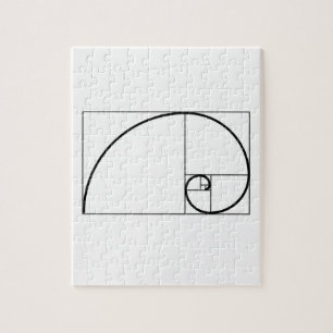 Fibonacci Ratio Jigsaw Puzzle