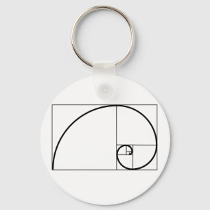 Fibonacci Ratio Key Ring