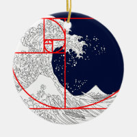 Fibonacci Sequence and The Great Wave
