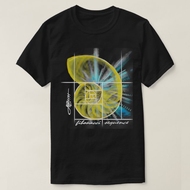 Fibonacci Sequence  T-Shirt (Design Front)