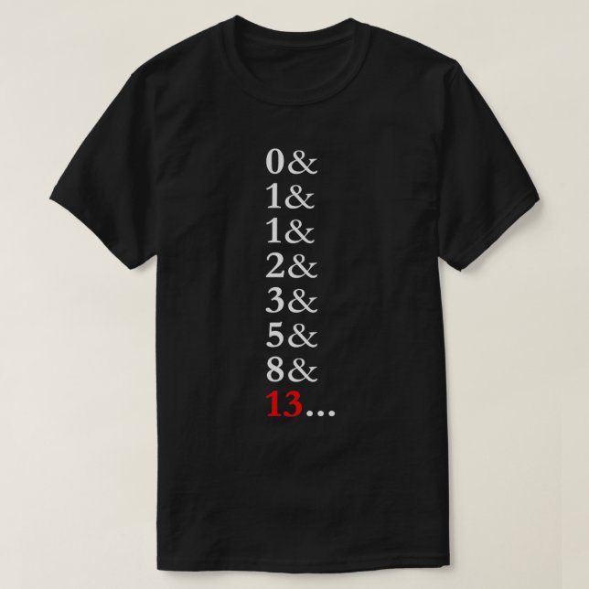 Fibonacci Sequence T Shirt Classic TShirt (Design Front)