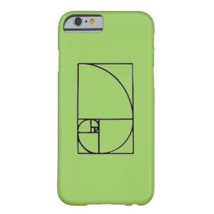 fibonacci spiral barely there iPhone 6 case