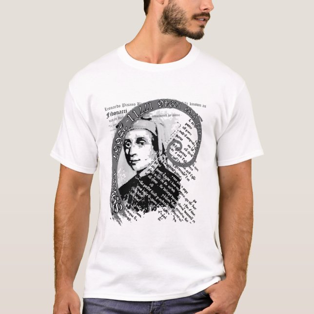 Fibonacci Spiral T-Shirt (Front)