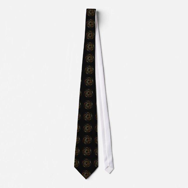 Fibonacci Spiral- The sacred geometry Tie (Front)