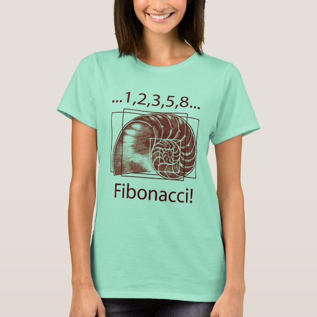 Fibonacci T Shirt (Front)