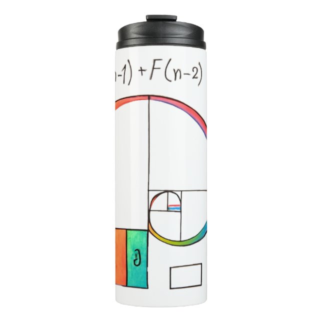 Fibonacci Thermal Tumbler (Front)