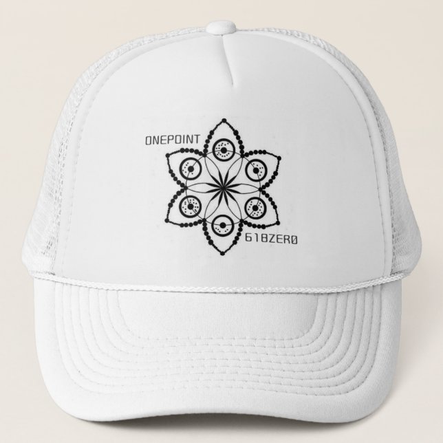 Fibonacci Trucker Hat/Cap Sacred Geometry  Trucker Hat (Front)