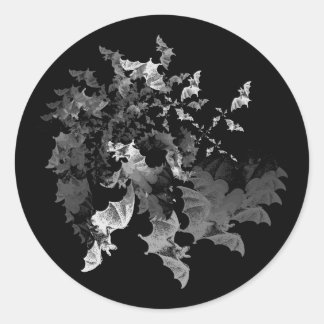 Fibonacci's Bats Classic Round Sticker