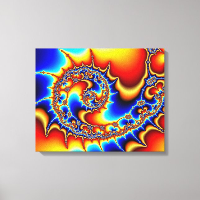 Fibonaccispikeral Canvas Print (Front)
